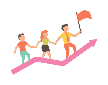 Success Illustration for business design and infographicのイラスト素材