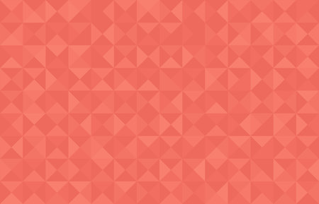 Coral trendy color 2019 vector abstract backgroundのイラスト素材