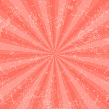 Coral trendy color 2019 vector abstract backgroundのイラスト素材