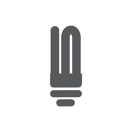 Fluorescent Lamp Icon on whiteのイラスト素材