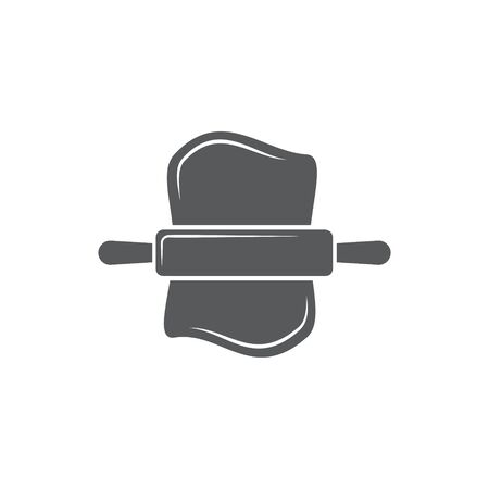 Dough icon on white backgroundのイラスト素材