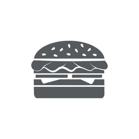 Hamburger icon on white background.のイラスト素材