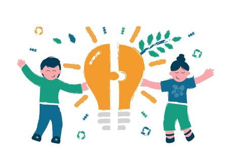 Idea concept Vector illustration inのイラスト素材