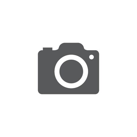 Camera Icon on white background.のイラスト素材