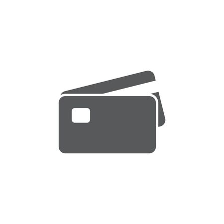 Credit Card icon on white background.のイラスト素材