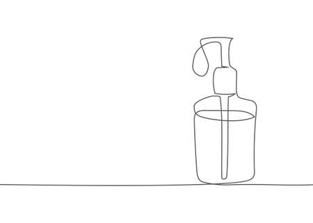 Coronavirus illustration Hand gel Oneのイラスト素材