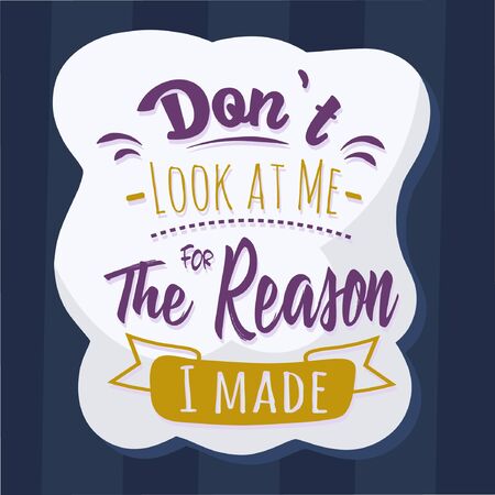 Typography vector background with inspiring letter and motivational message for beatiful lifeのイラスト素材