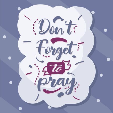 Typography vector background with inspiring letter and motivational message for beatiful lifeのイラスト素材