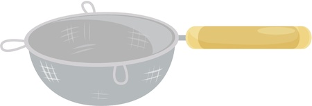 illustration of utensil on white