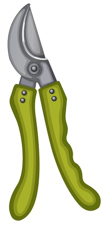 illustration of gardening tool on whiteのイラスト素材