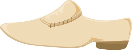 illustration of shoe on whiteのイラスト素材