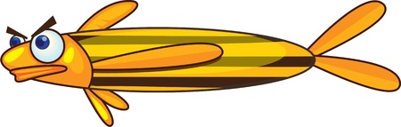 Illustration of  a cartoon character on whiteのイラスト素材