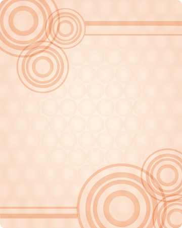 Illustration of blank template with circle ringsのイラスト素材