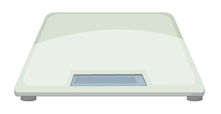 Illustration of digital scalesのイラスト素材