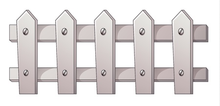 Illustration of a piece of fencingのイラスト素材