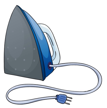 Illustration of an isolated ironのイラスト素材