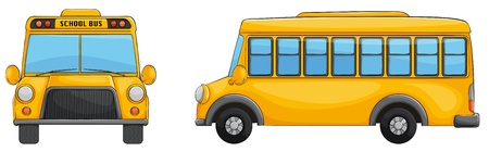 Illustration of a school bus