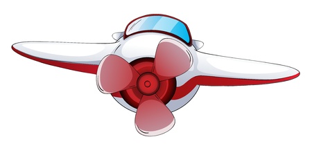 illustration of a aircraft on a white backgroundのイラスト素材