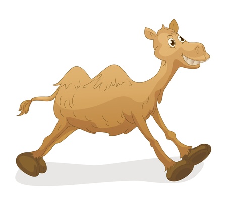 Illustration of a cute camelのイラスト素材