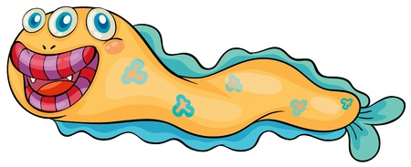 Illustration of a crazy monsterのイラスト素材