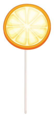 illustration of a candy on a white backgroundのイラスト素材