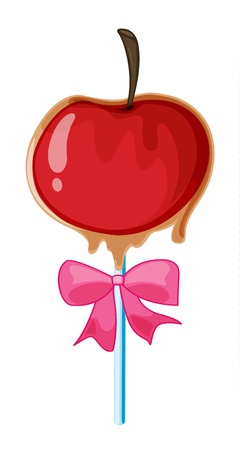 illustration of a lolly sweet on a white backgroundのイラスト素材