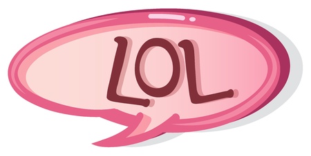 illustration of a speech bubble and a callout on a white backgroundのイラスト素材