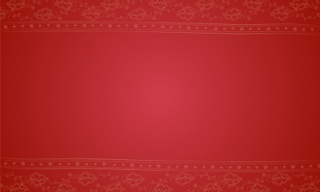 illustration of a red placematのイラスト素材