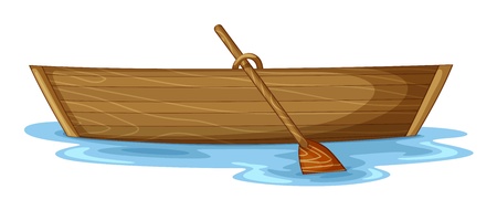 illustration of a boat on a white backgroundのイラスト素材