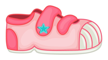 illustration of a shoe on a white backgroundのイラスト素材