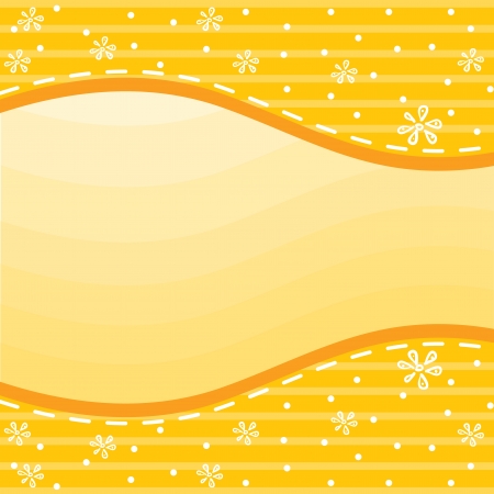 illustration of a yellow wallpaperのイラスト素材