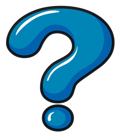 Illustration of a question mark symbol on a white backgroundのイラスト素材