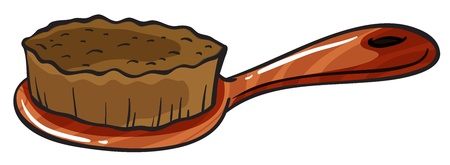 Illustration of a comb on a white backroundのイラスト素材