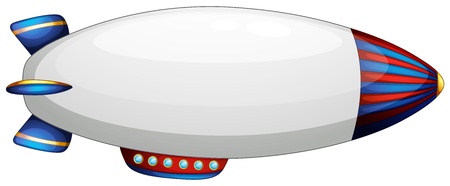 Illustration of a spaceship on a white backgroundのイラスト素材