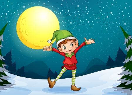 Illustration of a male elfのイラスト素材