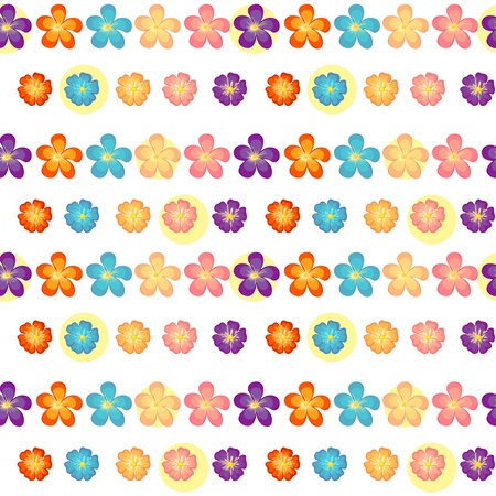 Illustration of a flowery wallpaper design on  a white backgroundのイラスト素材