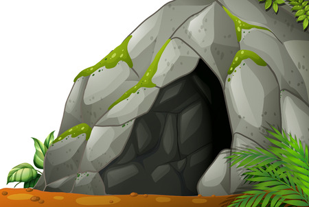 Illustration of a caveのイラスト素材