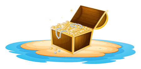Illustration of a treasure chestのイラスト素材