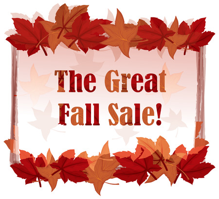 A great sale signboard on a white backgroundのイラスト素材