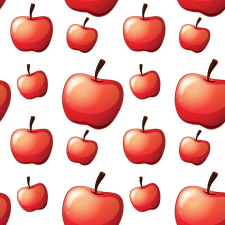 Seamless pattern for wallpaper, wrapping isolated on white illustrationのイラスト素材