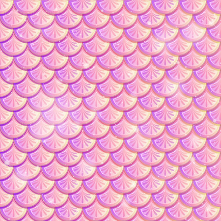 Fish scale seamless pattern background illustrationのイラスト素材