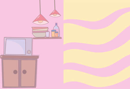 A game background template illustrationのイラスト素材