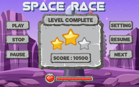 A girl with red hair cartoon character illustrationのイラスト素材