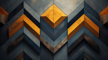Symmetry and equilibrium abstract background, duplicate structures, earthy tones.の素材
