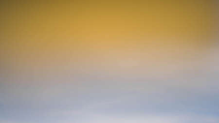 Beautiful background of gold and blue sky in twilight day.