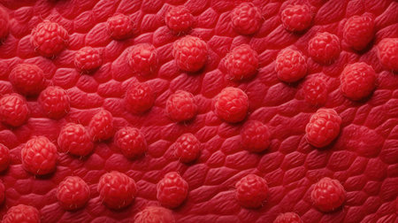 Admire the beauty of nature's ruby jewels with an exquisite cranberry texture background adorned with shimmering gems of these tangy berriesの素材