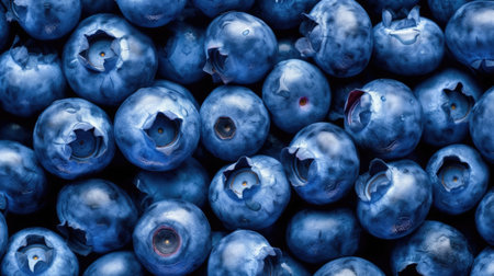 Indulge your visual cravings with an irresistible blueberry texture background, evoking the sweet allure of these succulent berriesの素材