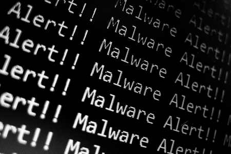 Malware Alertの写真素材