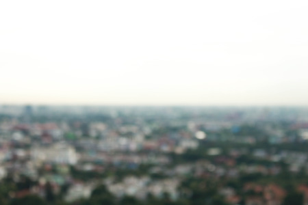 Cityscape from higher place, blurry image used for background.の写真素材