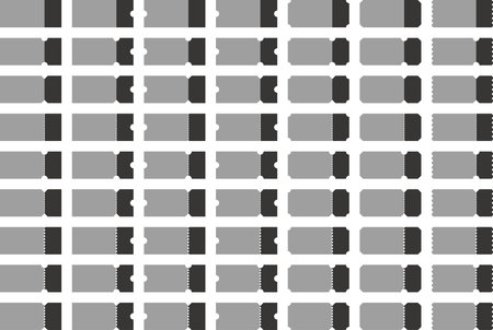 Vector illustration set of coupons, ticketsのイラスト素材